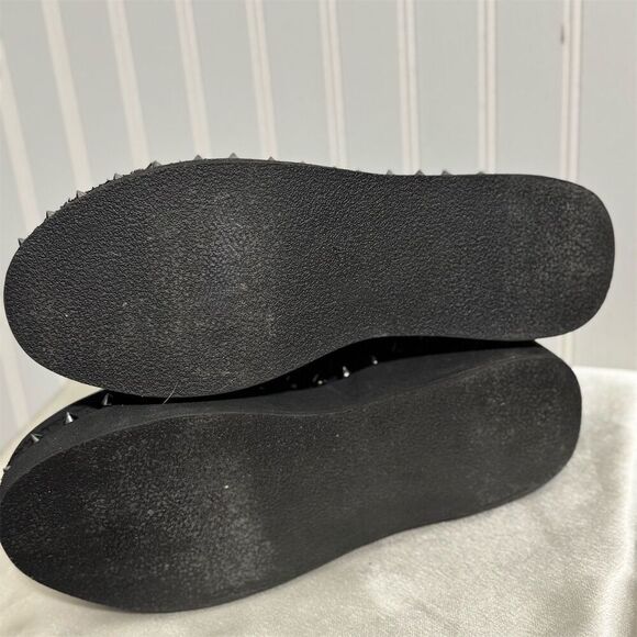 Metropolis Platform Flats Spiked Goth Shoes Alt Steampunk Cyber Punk Women Sz 10 - Picture 6 of 7